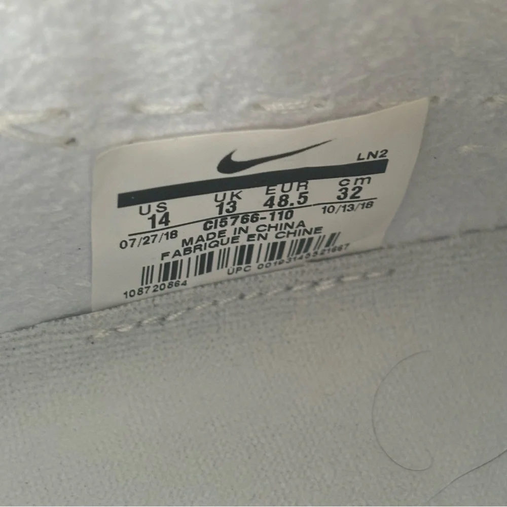 Nike Air Force 1 Low Noise Cancelling OBJ 14 - Picture 10 of 11